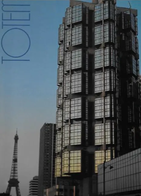 La Tour Totem livrée, vue depuis le quai de Grenelle avec la Tour Eiffel en arrière-plan — 207 logements